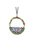 Gardoon – Semicircle Tile Necklace – handmade Persian tile jewellery, photo 1