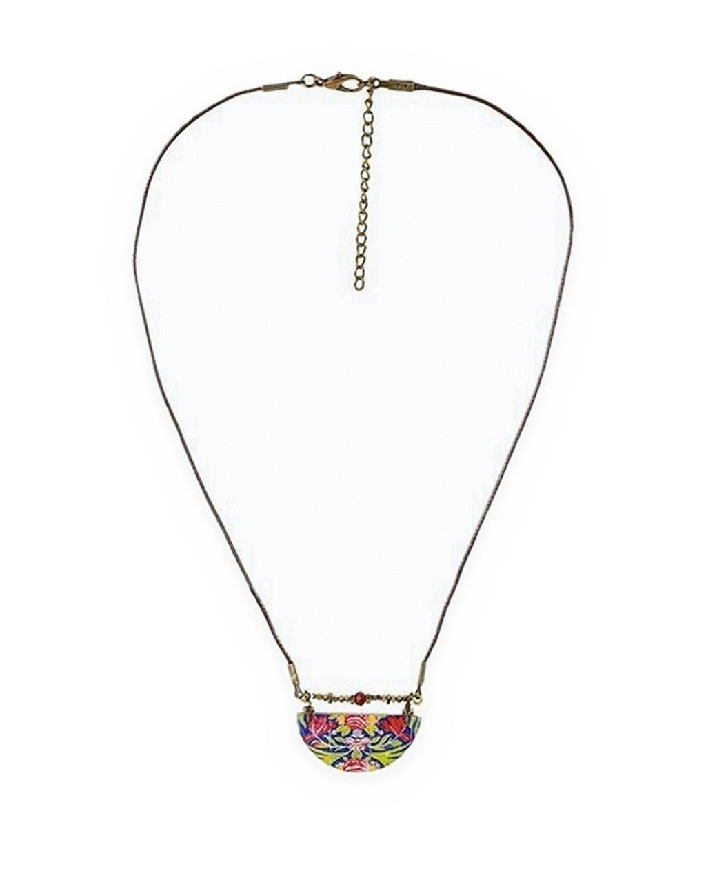 Golestan – Semicircle Tile Necklace – handmade Persian tile jewellery, photo 3