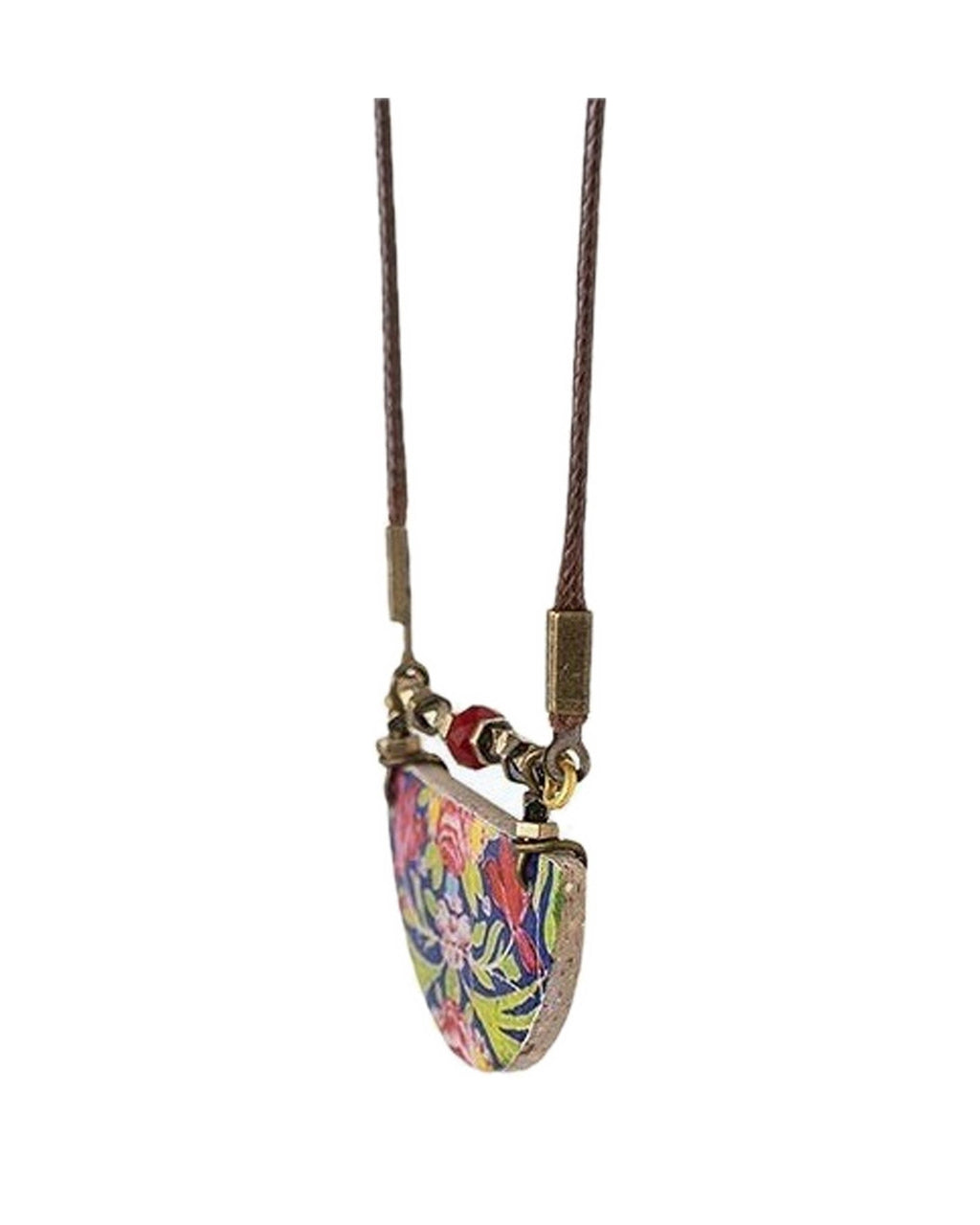 Golestan – Semicircle Tile Necklace – handmade Persian tile jewellery, photo 4