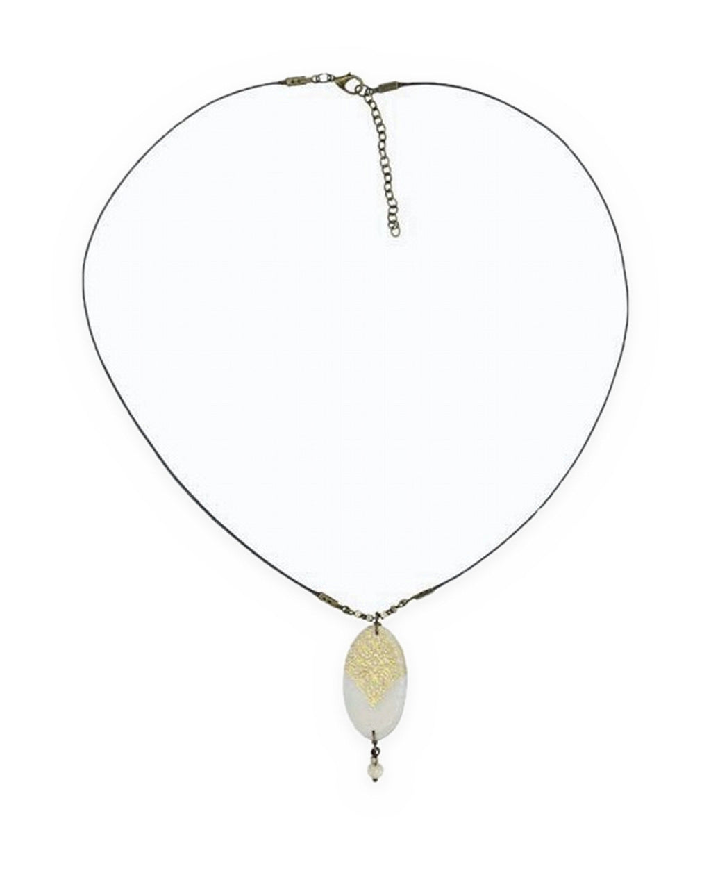 Tala – Oval Tile Necklace – handmade Persian tile jewellery, photo 2