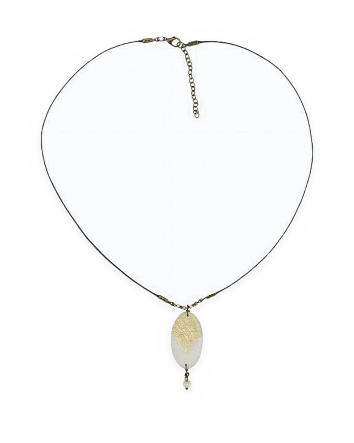 Tala – Oval Tile Necklace – handmade Persian tile jewellery, photo 2