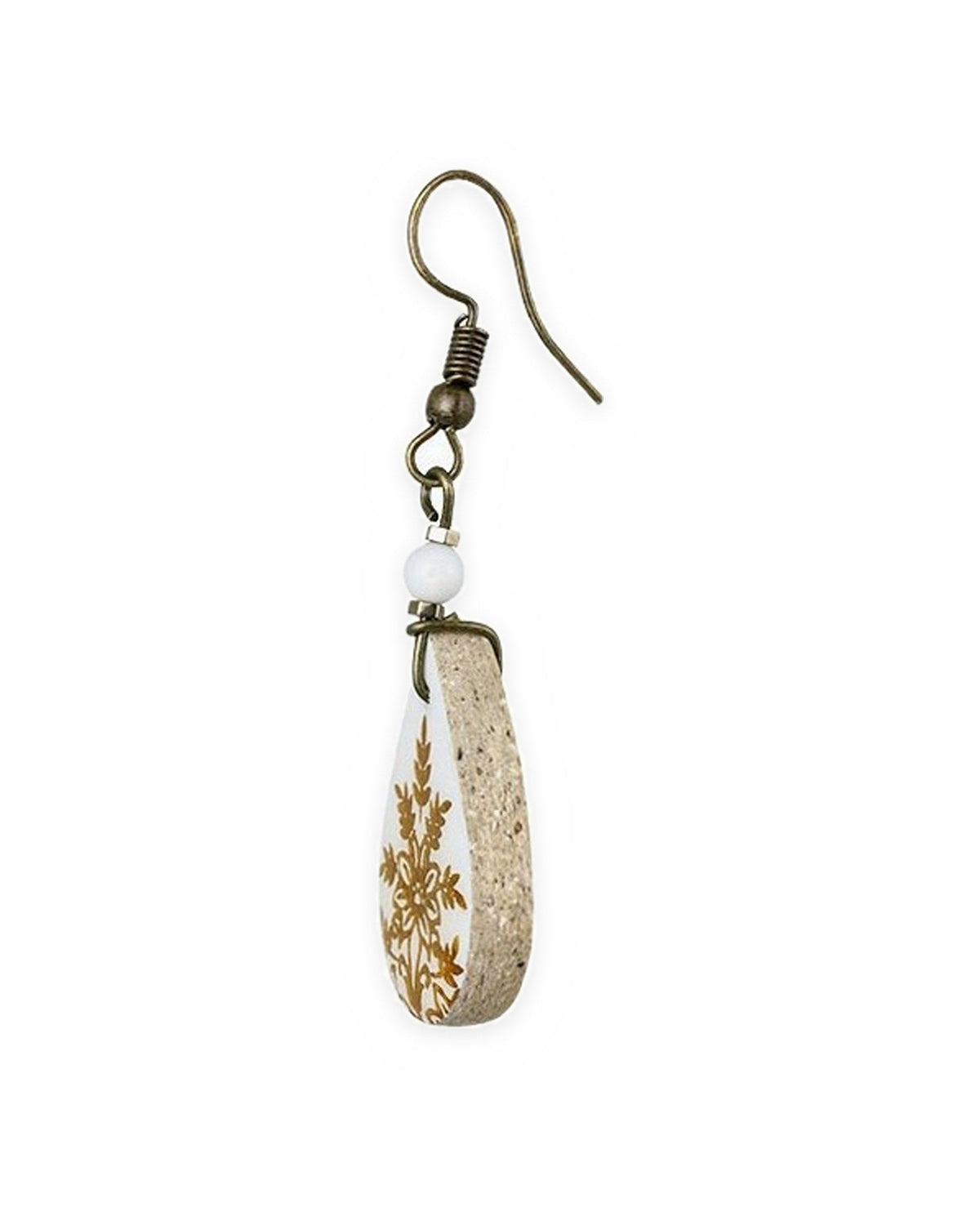 Zarrin – Teardrop Tile Earrings – handmade Persian tile jewellery, photo 3